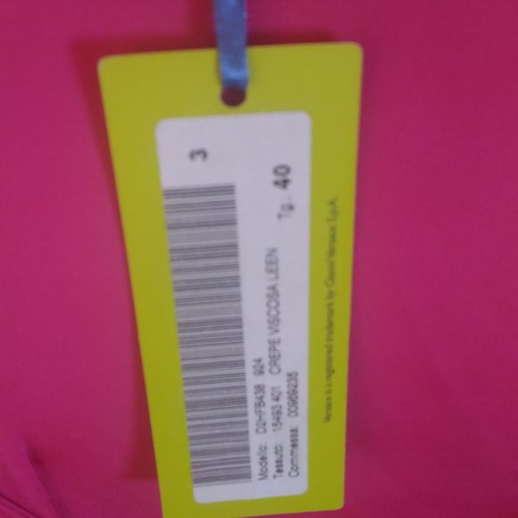 NWT VERSACE JEANS DRESS SIZE 40 or USA 4-6 - Picture 6 of 6